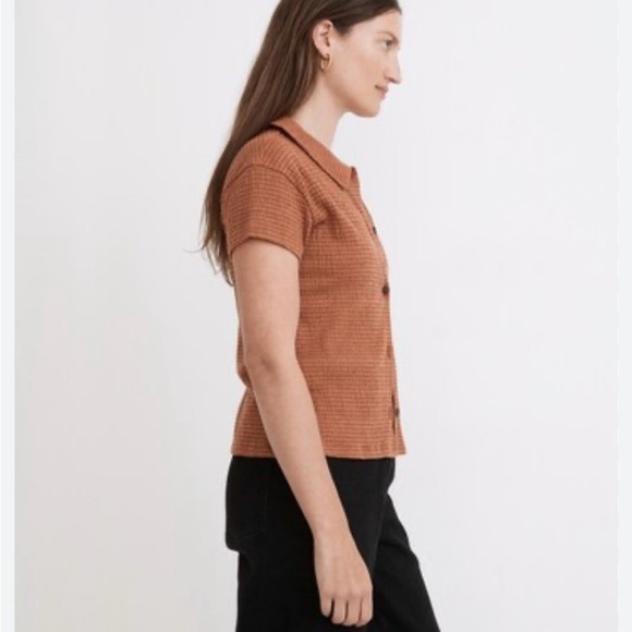 Sag Harbor Brown Knit Top Size 8 petite - Picture 1 of 6